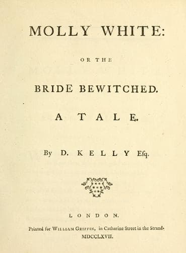 Tapa de Molly White: or, The bride bewitched