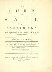 Tapa de The cure of Saul