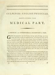 Tapa de Culpeper's English physician