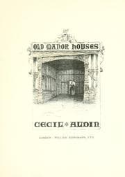 Tapa de Old manor houses