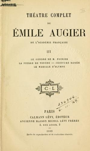Tapa de Théâtre complet.