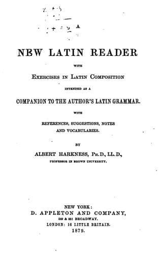 Tapa de A New Latin Reader with Exercises in Latin Composition