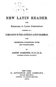 Tapa de A New Latin Reader with Exercises in Latin Composition