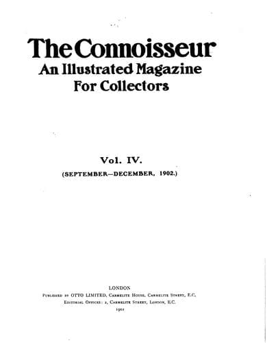 Tapa de The Connoisseur