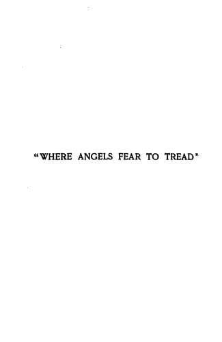 Tapa de Where Angels Fear to Tread: And Other Tales of the Sea