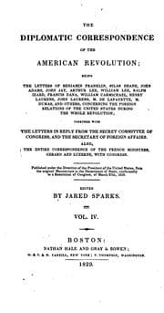 Tapa de the Diplomatic correspondence of the American Revolution