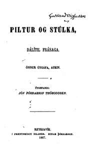 Tapa de Piltur og stúlka: dálítil frásaga