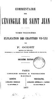 Tapa de Commentaire sur l'évangile de saint Jean