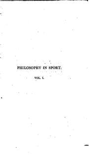 Tapa de Philosophy in sport made science in earnest