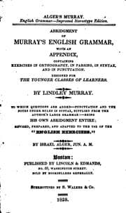 Tapa de Abridgment of Murray's English Grammar