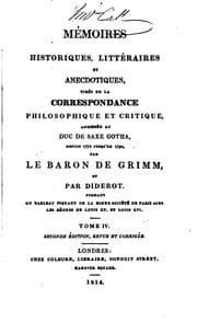 Tapa de Mémoires historiques, littéraires et anecdotiques, tirés de la ...