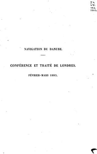 Tapa de Documents diplomatiques Navigation du Danube: Navigation du Danube ..