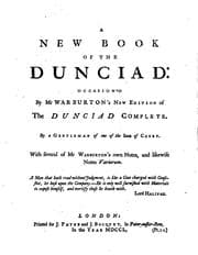 Tapa de A new book of the Dunciad