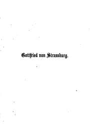 Tapa de Gottfried von Strassburg