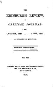 Tapa de The Edinburgh Review: Or Critical Journal
