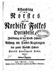 Tapa de Afhandling om de norskes og endeel andre nordiske folkes oprindelse: som indledning til den ..