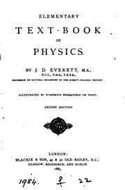 Tapa de ELEMENTARY TEXT-BOOK OF PHYSICS
