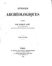 Tapa de Annales archéologiques