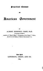 Tapa de Practical Essays on American Government