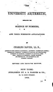 Tapa de The University Arithmetic: Embracing the Science of Numbers, and Their Numerous Applications