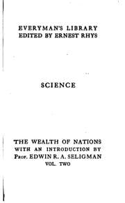 Tapa de An Inquiry Into the Nature and Causes of the Wealth of Nations