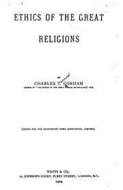 Tapa de Ethics of the Great Religions