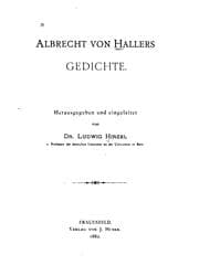 Tapa de Gedichte