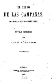 Tapa de El cerro de las campanas: Memorias de un guerrillero, novela histórica