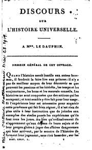 Tapa de Discours sur l'histoire universelle