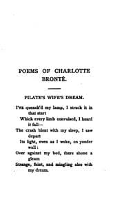 Tapa de The Poems of Charlotte Bronte (Currer Bell)