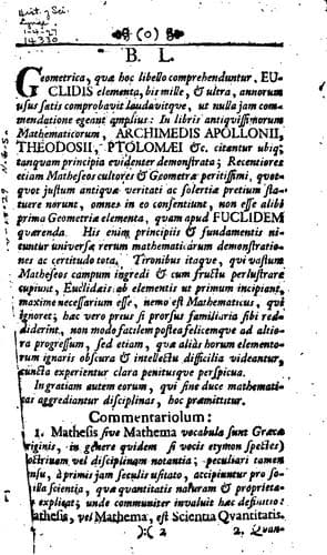 Tapa de Euclidis Elementa geometriae planae