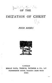 Tapa de Of the Imitation of Christ: Four Books