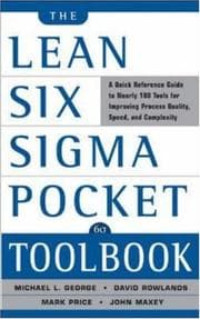 Tapa de The lean Six Sigma pocket toolbook