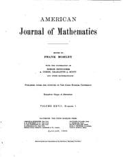 Tapa de American Journal of Mathematics