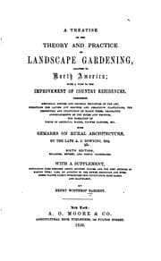 Tapa de A Treatise on the Theory and Practice of Landscape Gardening, Adapted to North America
