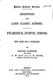 Tapa de Selections from Latin Classic Authors: Phaedrus, Justin, Nepos