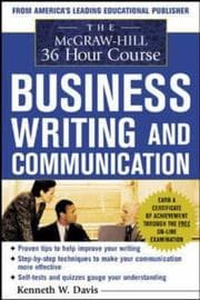Tapa de The McGraw-Hill 36-Hour Course in Business Writing and Communication (36 Hour)