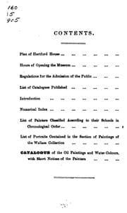 Tapa de Catalogue of the Oil Paintings and Water Colours in the Wallace Collection: With Short Notices ..