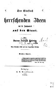 Tapa de Der Einfluss der herrschenden Ideen des 19. Jahrhunderts auf den Staat