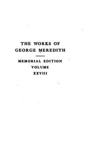 Tapa de The Works of George Meredith