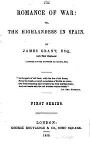 Tapa de The Romance of War: Or, The Highlanders in Spain