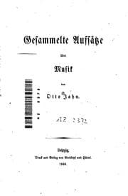 Tapa de Gesammelte Aufsätze über Musik