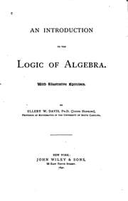 Tapa de An Introduction to the Logic of Algebra: With Illustrative Exercises