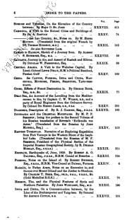 Tapa de The Journal of the Royal Geographical Society ...: General index to the fifth ten volumes of the ...