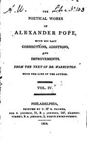Tapa de The Poetical Works of Alexander Pope [4/5]