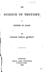 Tapa de The Science of Thought: A System of Logic