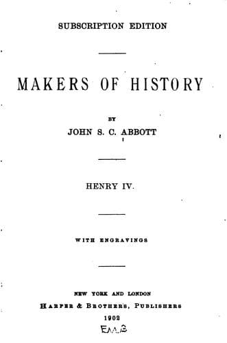 Tapa de Henry IV