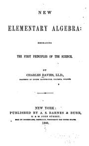 Tapa de New Elementary Algebra: Embracing the First Principles of the Science