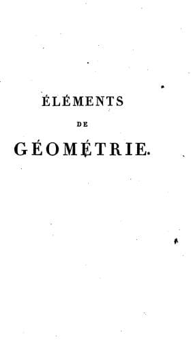 Tapa de Éléments de géométrie: avec des notes