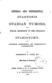 Tapa de General and differential diagnosis of ovarian tumors